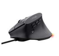 TRUST Myš GXT 145 Rexxa, Drátová USB, RGB, černá