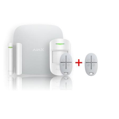 Ajax  StarterKit 4G white + SpaceControl white - ZDARMA