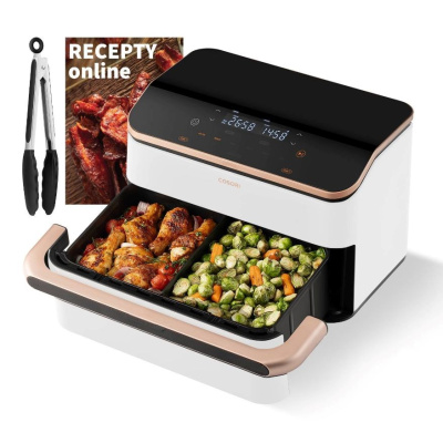 Cosori TF101S Dual blaze TwinFry 10l hozkovzdušná fritéza - bílá