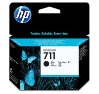HP 711 Black DJ Ink Cart, 80 ml, CZ133A