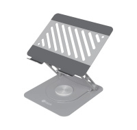 C-TECH Stojan na notebook Quallis NTS-200, do 16", nastavitelný, kovový