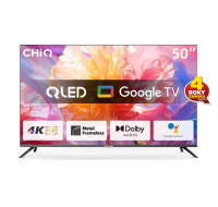 CHiQ U50QM8E TV 50", UHD, QLED, smart, Google TV, dbx-tv, Dolby Audio, Frameless