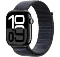Apple Watch Series 10 GPS 46mm Jet Black Aluminium Case with Ink Sport Loop