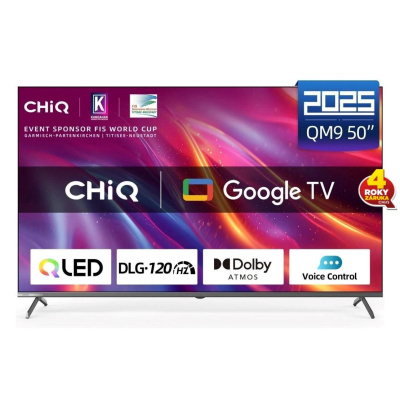 CHiQ U50QM9G TV 50", UHD QLED Google TV