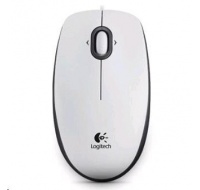 Logitech Mouse B100, white