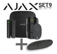 SET 9 - Ajax StarterKit black + Ajax SpaceControl black - ZDARMA