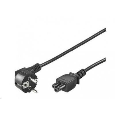 PREMIUMCORD Kabel napájecí 230V pro NTB (3pin, Schuko, trojlístek) 5m