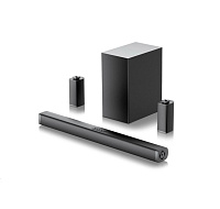 WG TV 4.1CH BT Soundbar AirFlex Home Theater System/4 main audio channels + 1 subwoofer