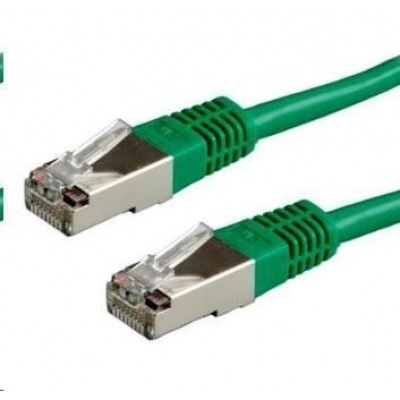 XtendLan patch kabel Cat6A, S-FTP - 0,30m, zelený