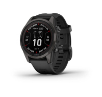 Garmin fenix 7S Pro Sapphire Solar - Carbon Gray DLC Titanium with Black Band, EU