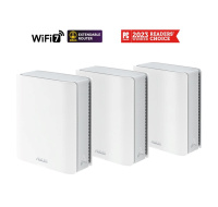 ASUS ZenWifi BT10 3-pack, WiFi7 Extendable Router, AiMesh, 2x WAN/LAN, 1x LAN, 1x 3.0