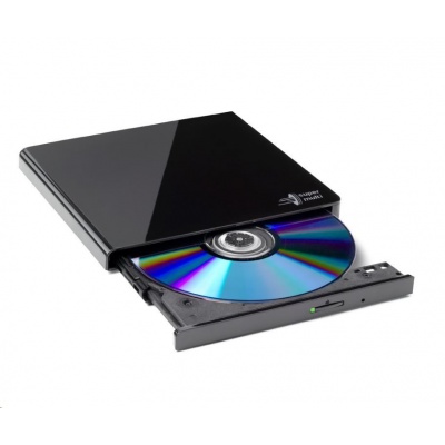 HITACHI LG - externí mechanika DVD-W/CD-RW/DVD±R/±RW/RAM GP57EB40, Slim, Black, box+SW