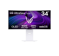 LG MT OLED 34" 34GX90SA-W OLED panel, Smart, 3440x1440, 240Hz, 2xHDMI, DP, USB 3.0, nast výška, G-sync