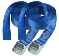 Master Lock Upínací popruhy s kovovou přezkou  - 250cm (2 ks / balení)