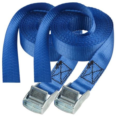 Master Lock Upínací popruhy s kovovou přezkou - 250cm (2 ks / balení)