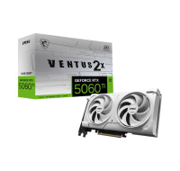 MSI VGA NVIDIA GeForce RTX 5060 Ti 16G VENTUS 2X OC WHITE PLUS, RTX 5060 Ti, 16GB GDDR7, 3xDP, 1xHDMI