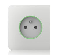 Ajax SideCover (smart) - Boční kryt zásuvky, horizontální, bílá