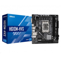 ASRock MB Sc LGA1700 H610M-HVS, Intel H610, 2xDDR4, 1xHDMI, 1xVGA, mATX