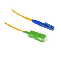 XtendLan simplexní patch kabel SM 9/125, OS2, LC(UPC)-SC(APC), LS0H, 0,5m