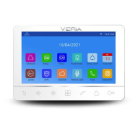 Veria LCD monitor videotelefonu 8276B série 2-WIRE bílý