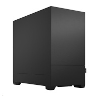 FRACTAL DESIGN skříň Pop Mini Silent Black Solid, 2x USB 3.0, bez zdroje, mATX