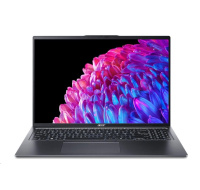 ACER NTB Swift Go 16 (SFG16-72-556T), Core Ultra 5 125U,16" 1920x1200,16GB,512GB SSD,Intel Arc,W11H,Gray