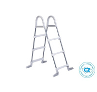 Marimex schůdky k bazénům - výška stěny do 0,91 m - šedé