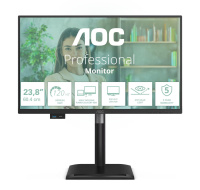 AOC MT IPS LCD WLED 23,8" 24P4CV - IPS panel, 1920x1080, 120Hz, HDMI, DP, USB-C, USB Hub, RJ45, Pivot, repro