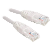 XtendLan patch kabel Cat5E, UTP - 0,5m, bílý (prodej po 10 ks)