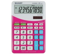 SHARP kalkulačka - EL-M332BPK - růžová