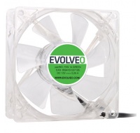 EVOLVEO 14L1GR ventilátor 140mm, 4 LED zelený, 3pin