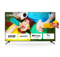 CHiQ U50G7LX TV 50", UHD, smart, Android 11, Dolby Vision, Frameless