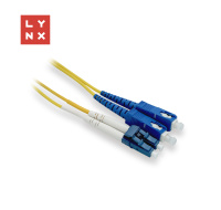 LYNX duplexní patch kabel SM, OS2, LC/SC, 9/125µm, 2m
