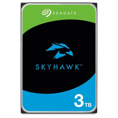 BAZAR - SEAGATE HDD SKYHAWK 3TB, SATAIII, 5400RPM, 256MB cache, recertified product