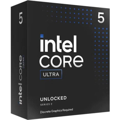 CPU INTEL Core Ultra 5 - 225F, až 4.9GHz, 22MB L2, LGA1851, BOX (bez chladiče)