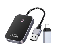 WG - Adaptér pro bezdrátové Apple CarPlay nebo Android Auto, černá