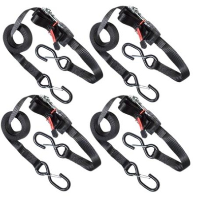 Master Lock Upínací popruhy s ráčnou a háčky - 425 cm (4 ks/blistr)