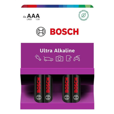 Bosch LR03UA4B/00 Ultra Alkaline (Blistr 4 ks)