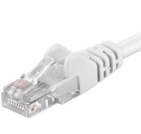 PremiumCord Patch kabel UTP RJ45-RJ45 CAT6 10m bílá