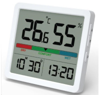 WG - Digitální teploměr s vlhkoměrem WG5, bílá