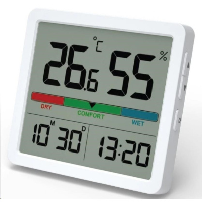 WG - Digitální teploměr s vlhkoměrem WG5, bílá