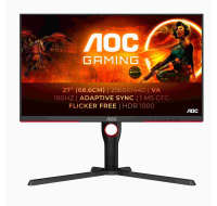 AOC MT VA LCD WLED 27" Q27G3XMN/BK - VA panel, 2560x1440, 180Hz, HDMI, DP, pivot