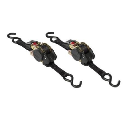 Master Lock Upínací popruhy se zatahovací ráčnou a háčky - 300 cm (2 ks/blistr)