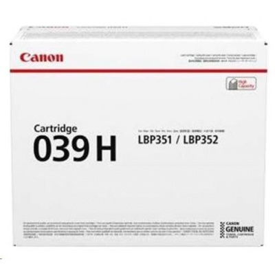 Canon TONER  CRG 039H černý pro i-Sensys LBP 351 a 352 (25 000 str.)