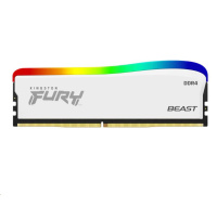 KINGSTON DIMM DDR4 8GB 3200MT/s CL16 FURY Beast Bílá RGB SE