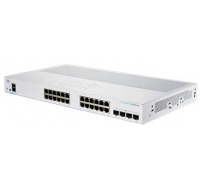 Cisco switch CBS250-24T-4G (24xGbE,4xSFP,fanless) - REFRESH