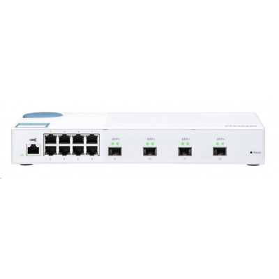 QNAP switch QSW-M408S (8x1GbE,4xSFP+)
