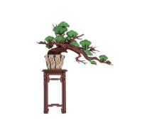 RoboTime 3D dřevěná skládačka Bonsaj borovice