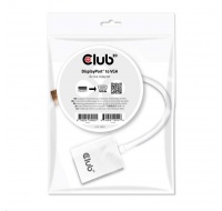 Club3D Adaptér aktivní DisplayPort na VGA (M/F), 25cm