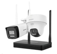 HiWatch/Hikvision, DS-J142I/NKS424W02H, Sada 2ks 4Mpix Wi-Fi kamer a Wi-Fi NVS